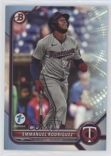 2022 Bowman Draft 1st Edition Sky Blue Foil Emmanuel Rodriguez #BD-93 0b3