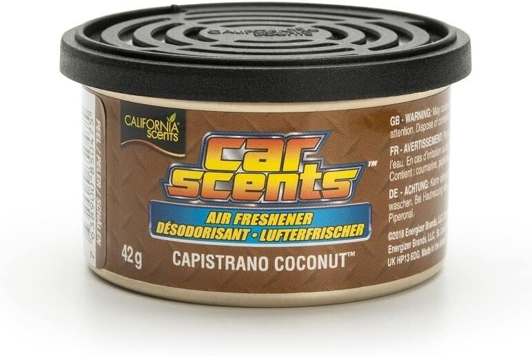 CALIRNIA SCENTS Car Home Organic Spill Proof Air Freshener Tin Can