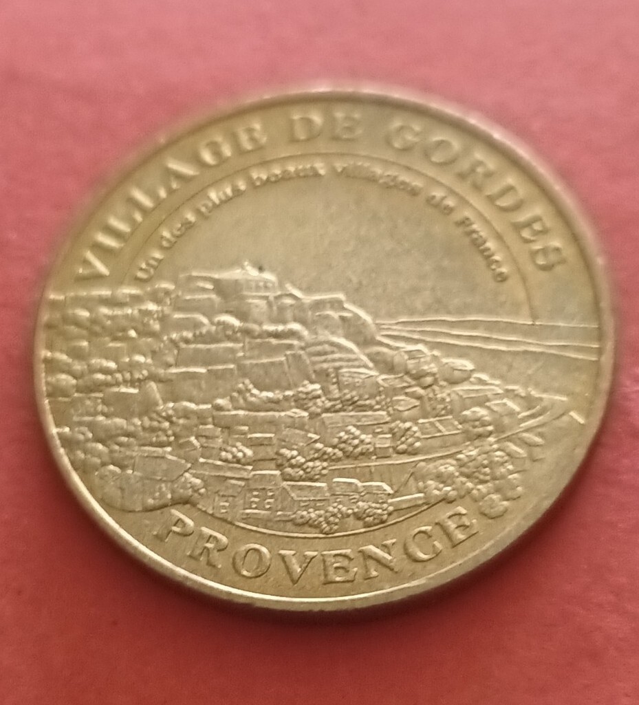 Médaille Souvenir Vaucluse, Ville De Gordes, Patrimoine Français