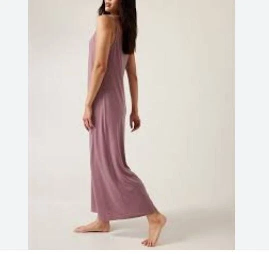 Mono Athleta Rosa Noche Bliss Dormir Cuello en V Mameluco Pantalones de Salón PJ XS Foto 3 de 4