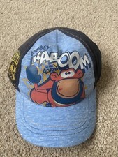 BNWOT Next Peaked Baseball Cap/ Sun Hat. Unisex. Age 6 - 12 Months. 'Kaboom'