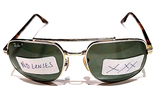 Ray Ban RB3699 001/51 Marco Cuadrado de Metal Dorado Sin Lentes 56-18 145 - Imagen 2 de 10