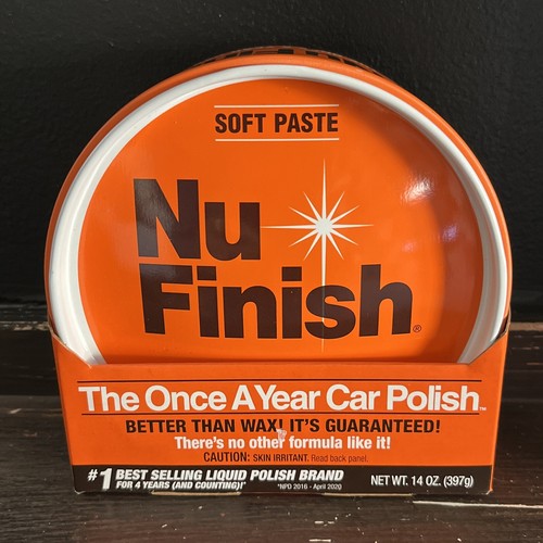 Nu Finish NFP-80 Car Wax Soft Paste Whole Year Protection Made In USA New Sealed