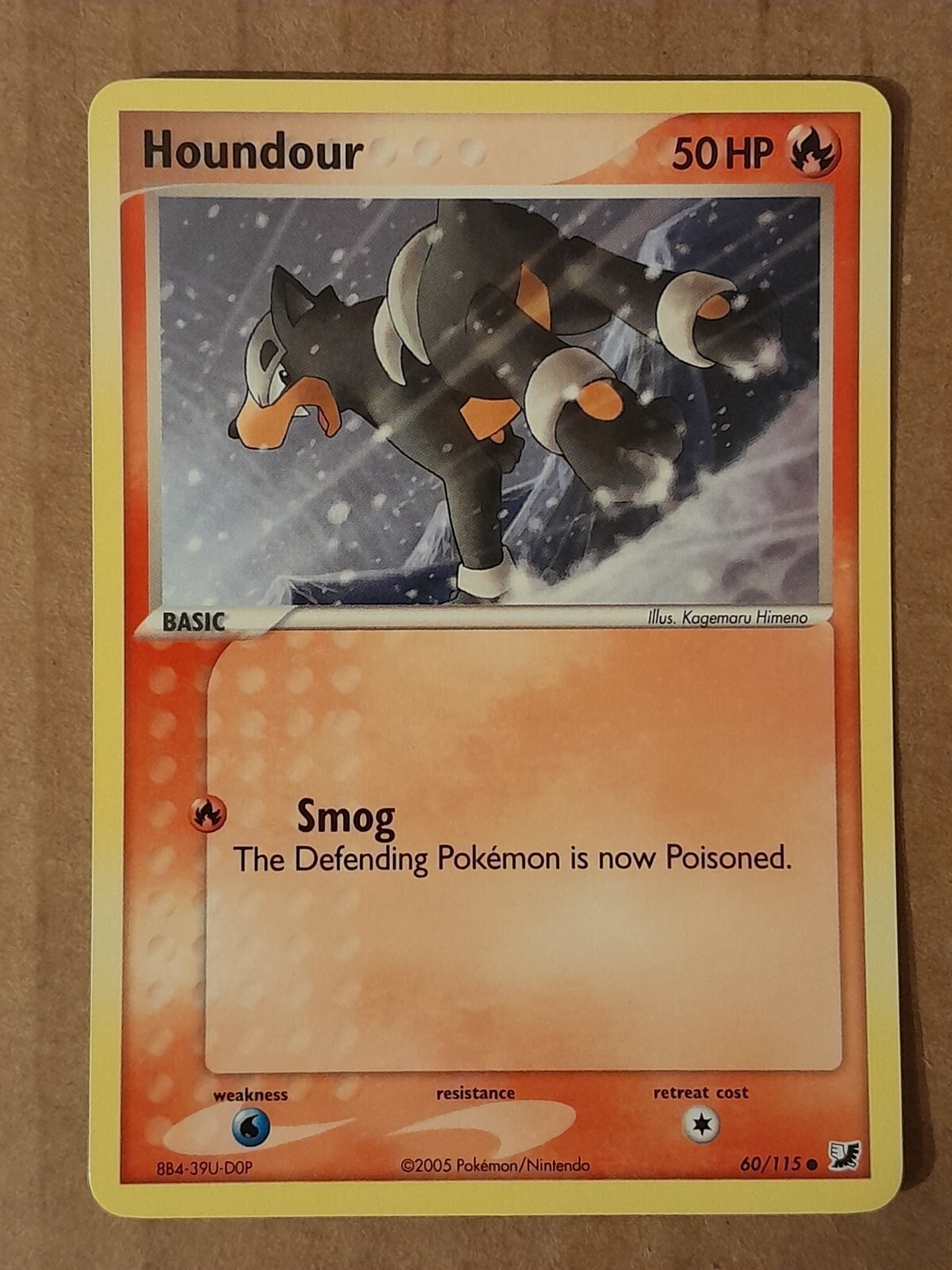 Pokemon Houndour 60/115 ex Unseen Forces NM-MT See Pictures