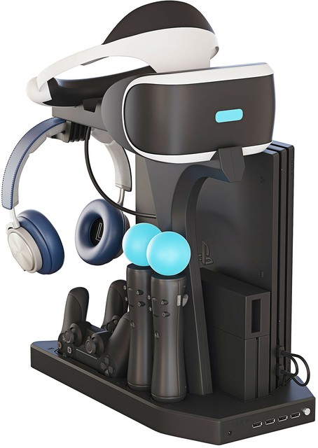 Skywin PSVR Charging Display Stand For PSVR V 2 Or V 1 Showcase Cool Charg EBay