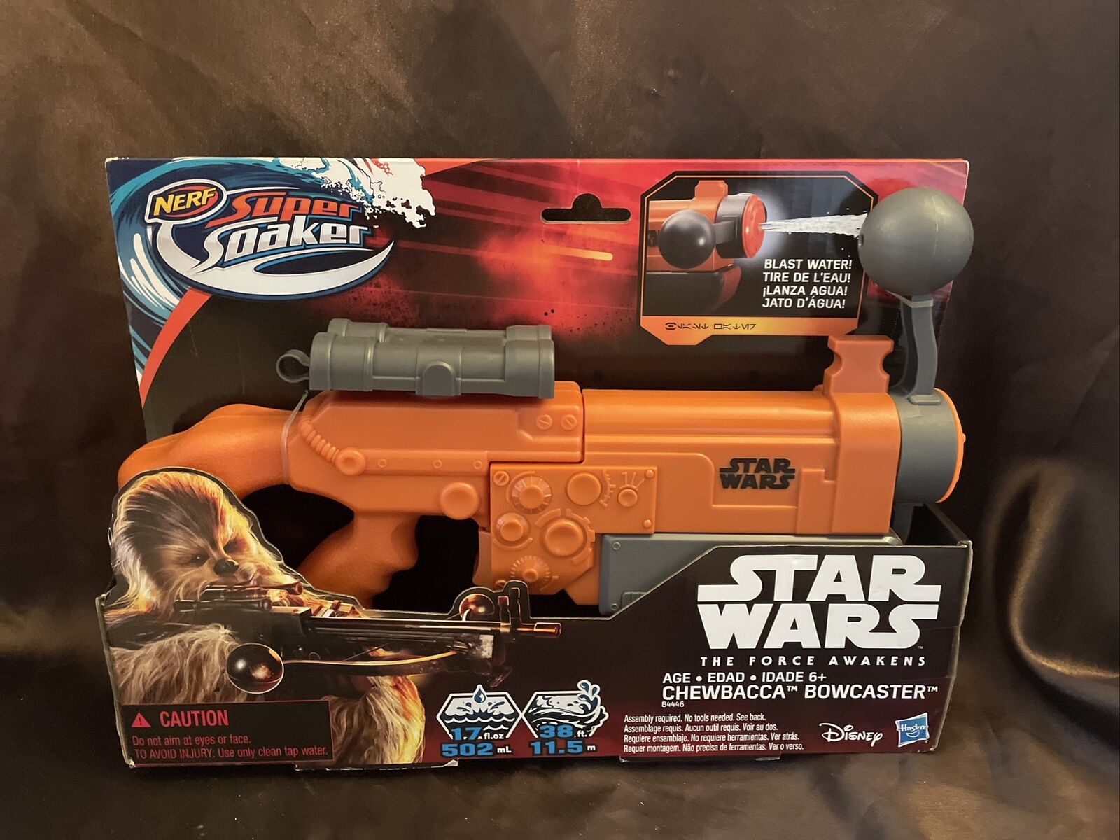 radikal Sprede projektor Star Wars Episode VII Nerf Super Soaker Chewbacca Bowcaster 630509361014  for sale online | eBay