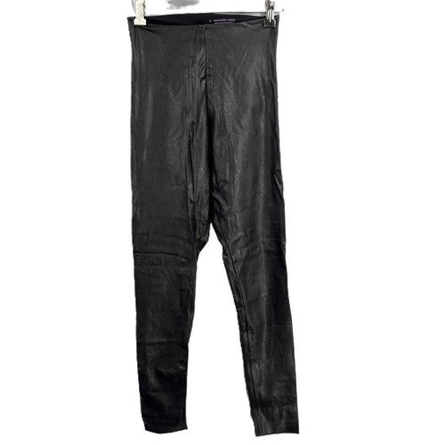 Commando Black Leather Control Leggings Vegan Womens Medium
