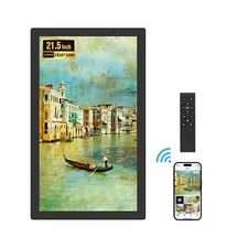Uhale 21.5 Inch WiFi Digital Picture Frame with Remote Control, 1920 * 1080 F...