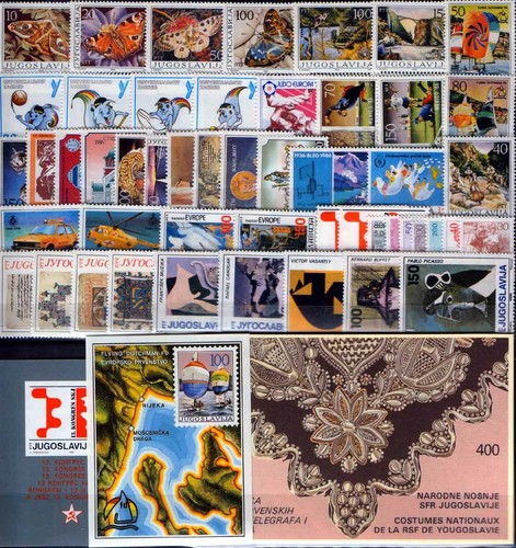 Yugoslavia 1986 Complete year all issues, MNH - Afbeelding 1 van 1