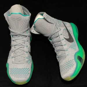 Nike Kobe X 10 Elite Elevate Grey Wolf High Sz 9.5 Gray Green 718763-041 884751328213 | eBay