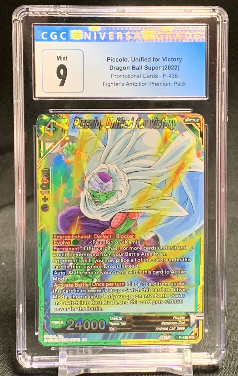 Dragon Ball Super TCG Piccolo, Unified for Victory P-436 PR Dragon Ball Super TCG Piccolo, Unified for Victory P-436 PR