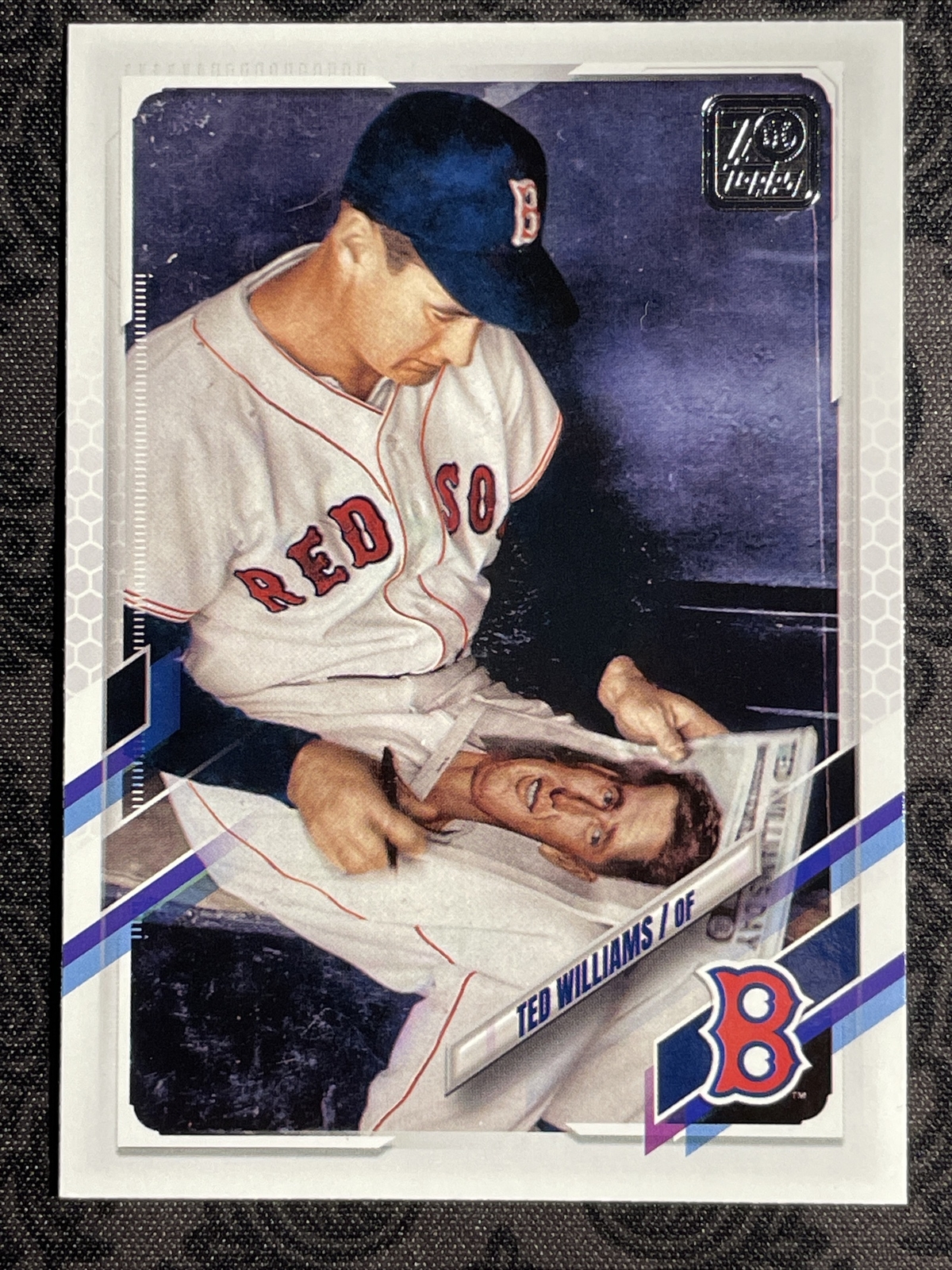 2021 TOPPS SERIES 2 #491 TED WILLIAMS SP SHORT PRINT VARIATION BOSTON RED SOX