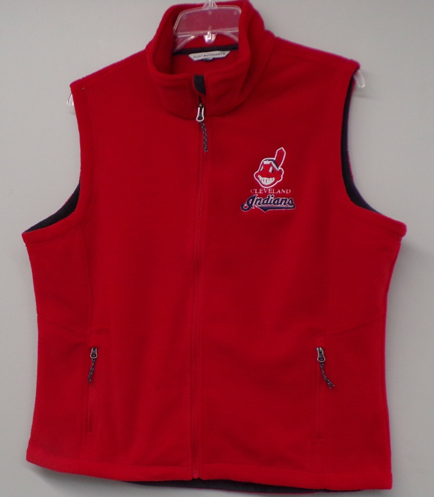 Cleveland Indians Baseball Ladies Embroidered Fleece Vest XS-4XL Womens New