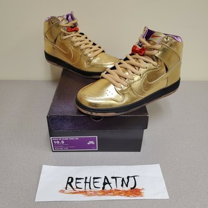 nike sb dunk high qs gold