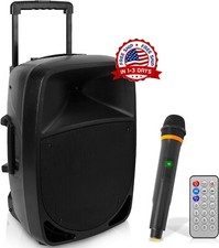 Bocina Parlante Con Microfono Inalambrico Con Bluetooth Bateria Recargable Nuevo