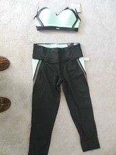 NWT Victoria's Secret Sport Incredible Bra/Knockout Capri Set sz 32B/S