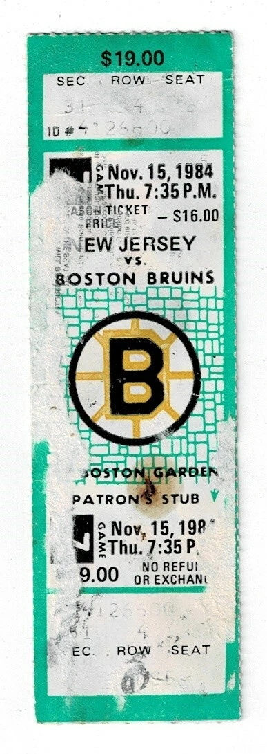 Bruins Devils Tickets