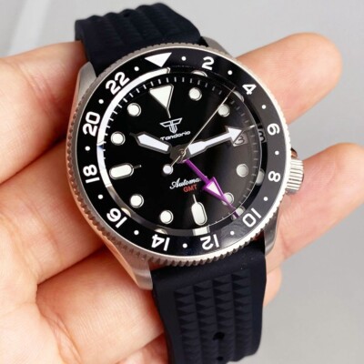 37mm SKX Sapphire 20ATM Dive GMT WristWatch NH34 Movement