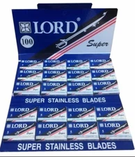 100 Lord Super Stainless double edge razor Shaving blades