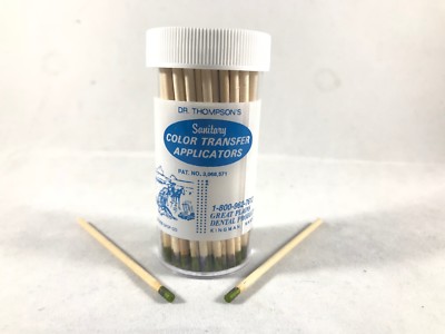 Dr. Thompson's Color Transfer Applicators 150/pk - Great Plains Dental Products