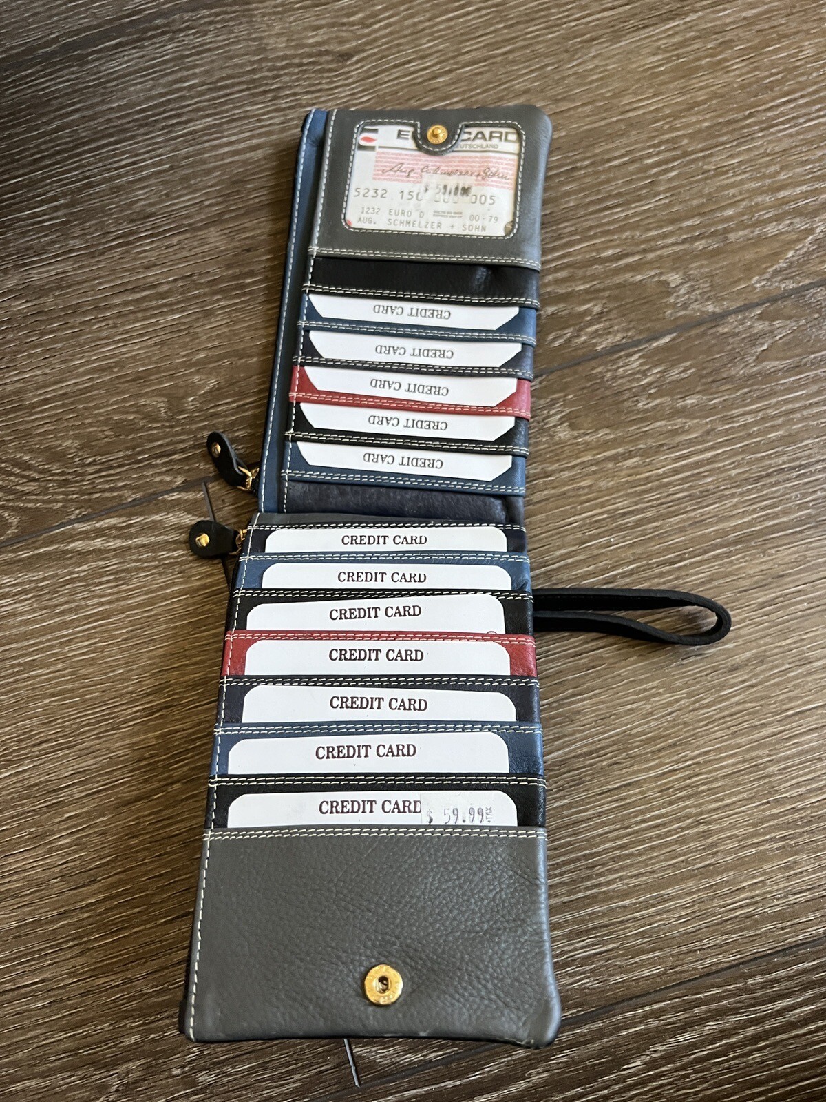 Slim Leather Wallet for Men with RFID Protection-image