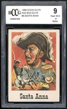 Santa Anna Card 1966 Good Guys And Bad Guys #8 BGS BCCG 9