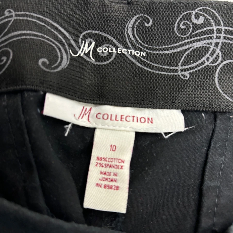 JM Collection Bootcut Women's size 10 Black Chino Pants - Image 2 of 3