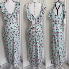 Zara Ruffled Floral Dress Size M 