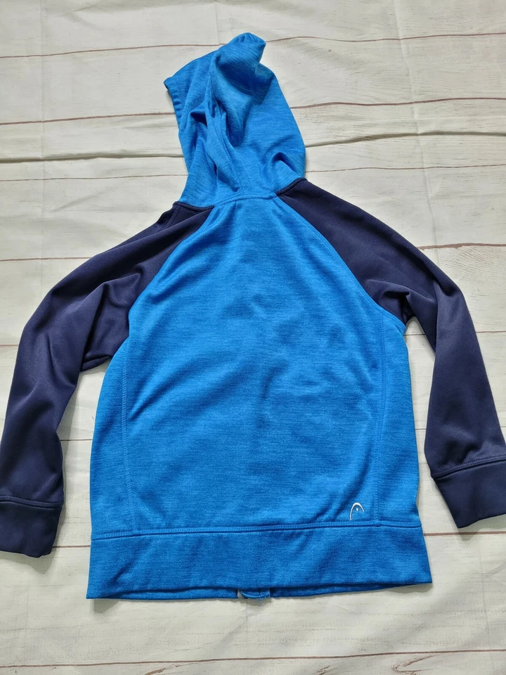 Suéter Head Boys Talla X-Pequeño con Cremallera Azul Foto 2 de 4