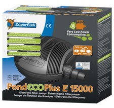 Superfish Pond Eco Plus E 15000 130W Power Consumption Pond Pump 15000LPH