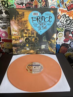 PRINCE Sign O The Times 2LP VG++ PEACH VINYL in Shrink with HYPE