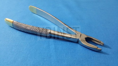 DEEP GRIPPING UPPER ATRAUMATIC DENTAL EXTRACTING FORCEPS DGA#34 SERRATED TIPS - Picture 6 of 10