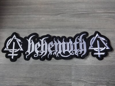 Behemoth Backpatch Patch Shape Black Metal Belphegor Bathory *