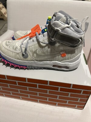 Nike Air Force 1 Mid x Off-White White Men's Size 10.5 DO6290-100