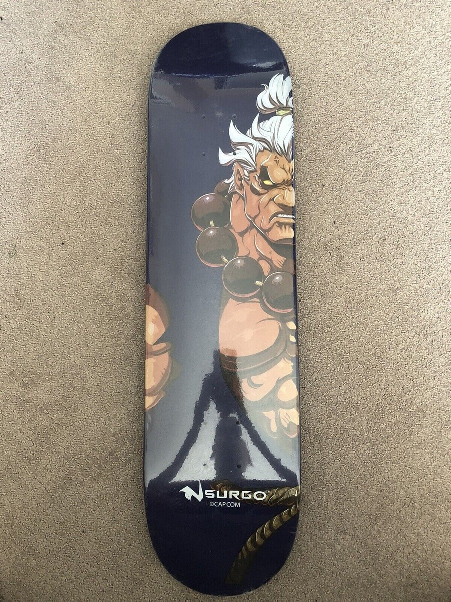 Nsurgo Street Fighter Shin Akuma Skateboard Limited Edition Skate