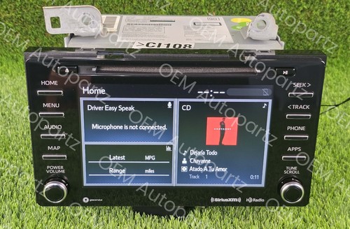 Toyota Sienna 2019-2020 Gracenote XM HD Radio Navigazione GPS Unità 86140-08190 - Foto 2 di 21