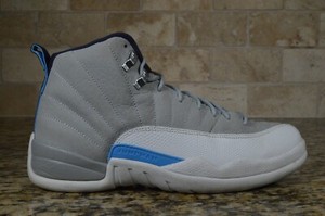 Clean Nike Air Jordan 12 Xii Retro University Blue Unc Grey Size 8 5 007 Ebay