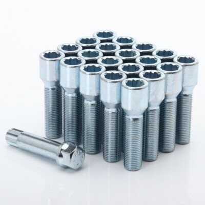 20x Japan Racing JR Radschrauben M12 x 1,5 lang Silber 45mm + Schlüssel - TOP