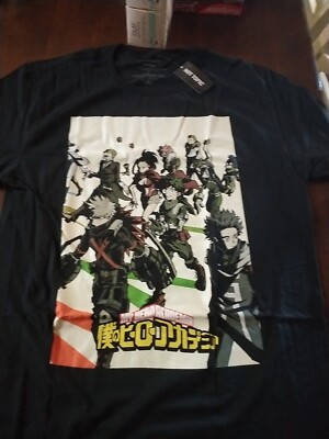 My Hero Academia Tee Hot topic Size LG Brand New W/Tags H1