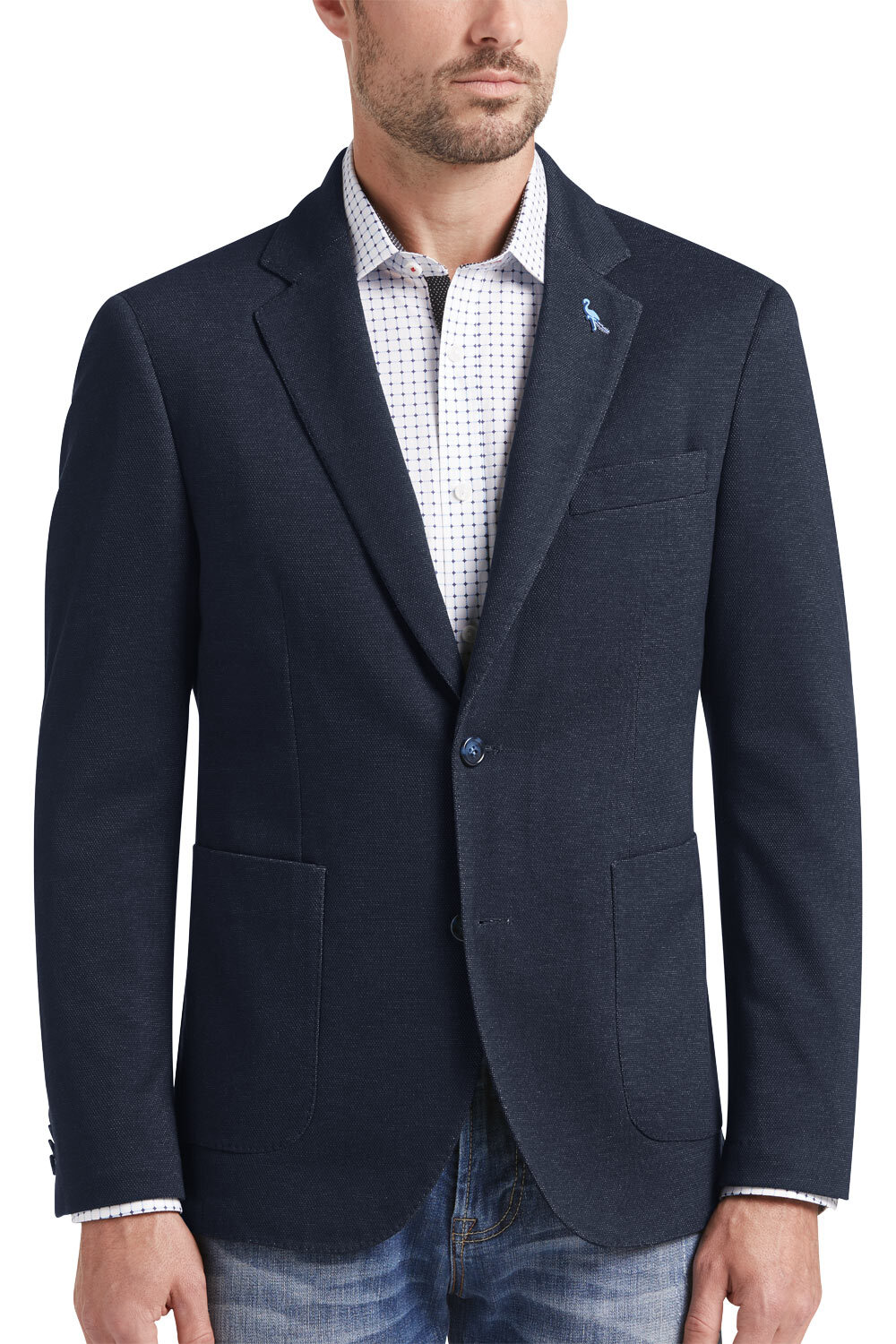 Мужское приталенное спортивное пальто Tic Sport 48 от Tailorbyrd темно - синего цвета - 325 новозеландских долларов 15390₽