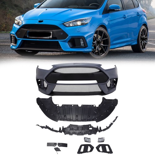 Munirater Primered Front Bumper Cover For 2015-2018 Ford Focus S/SE/SEL 4-Door