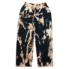 Adidas Sweatpants Mens Tag Small Acid Wash Tie Dye Pants Black