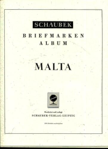 Malta 1980 - 1998 Schaubek Album Imprimé - Photo 1/3