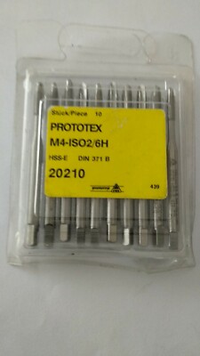  PROTOTEX Gewindebohrer    M4   -ISO2/6H HSS-E 