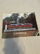 Vintage Long Beach Island, New Jersey Calendar, 1985 Long Beach Island!!!!!!!