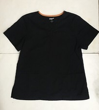 Scrubstar Scrub Top Size M Black Short Sleeves 2289
