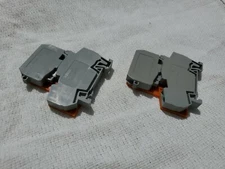 WAGO 2 CONDUCTOR FUSE TERMINAL BLOCK, 281-623/281-541, 800 V, 10 A, LOT OF 2