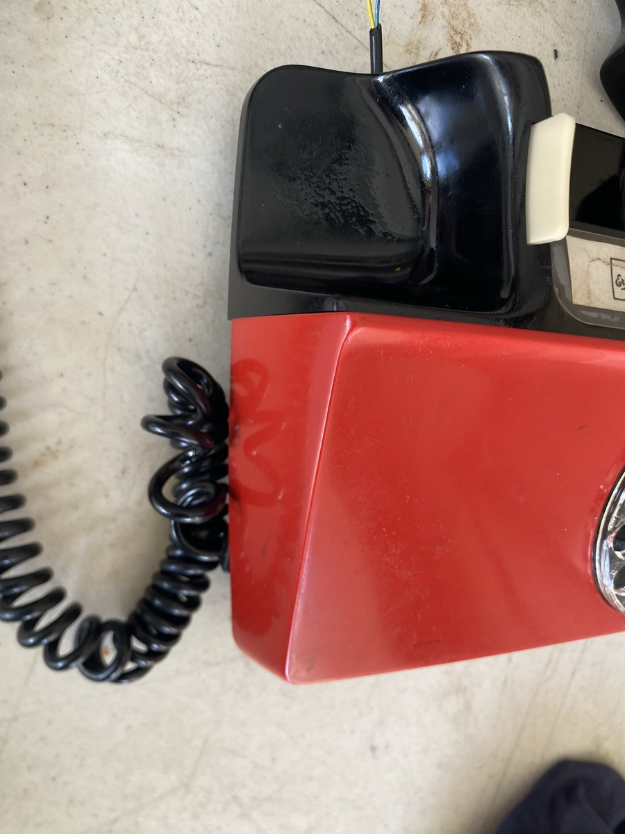 vintage red Ericsson rotary dial telephone TELMEX | eBay