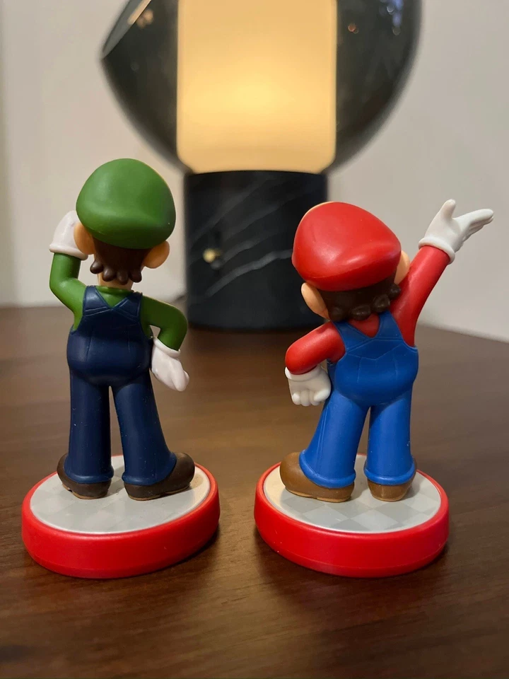 Juego de mini figuras Nintendo Amiibo Mario Foto 3 de 4