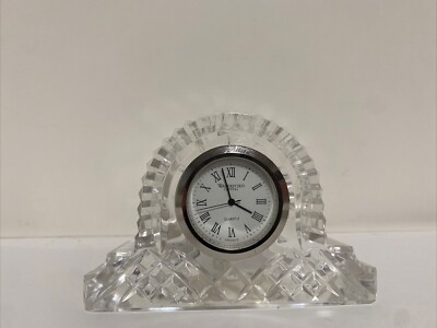 Waterford Crystal Battery Operated Mantle Clock/Read - Main Image